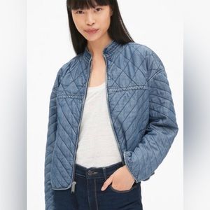 GAP Quilted Denim Jacket